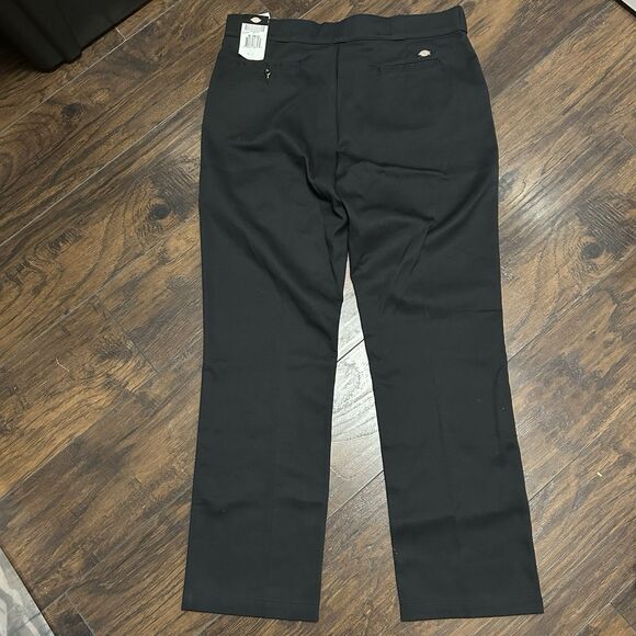 NWT Dickies Women's 16R Slim Fit Straight Leg Work Pants, Black 776F - Picture 7 of 8